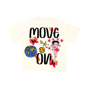 Try to move on T-shirt